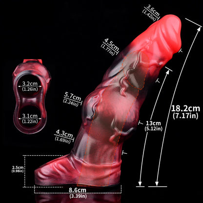 Inferno Pulse – Remote-Controlled Vibrating Penis Sleeve 🔥💣