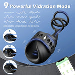 PulseLock X – 3-in-1 App-Controlled Cock Ring & Glans Massager 🔒📱💥