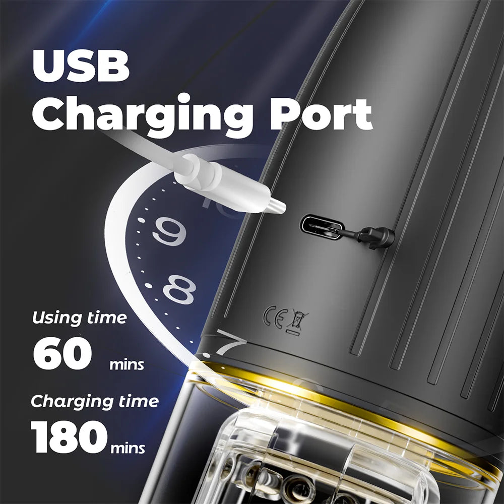 3-in-1 Rotating & Thrusting Masturbator 🚀🔥