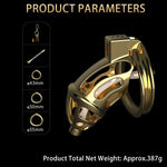 Sevandas Premium Resin Chastity Cage – Gold Edition ✨