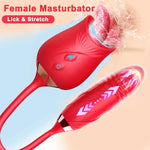 RoseBloom Thruster – 3-in-1 Licking, Sucking & G-Spot Vibe 🌹💦👅