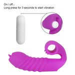 Vibrakiss – Finger Control Clit Flicker with Ribbed Anal Tip 💋🔥