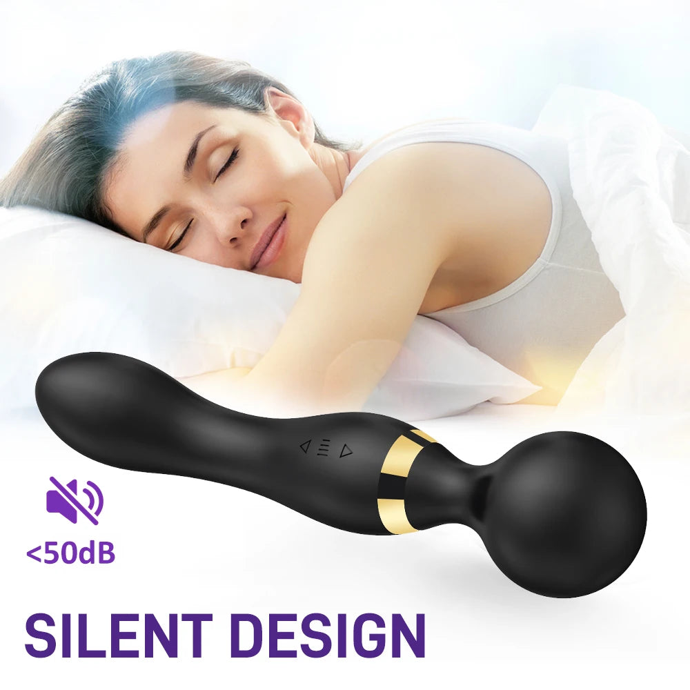PulseGlide Duo Wand ⚡💜💦