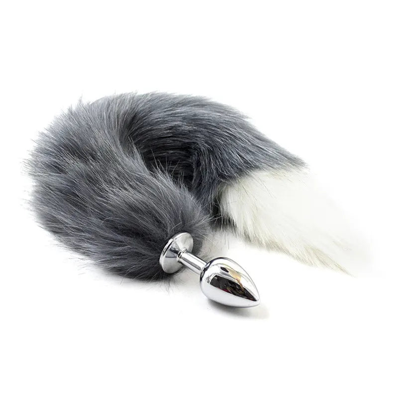 FoxyTamer – Classic Metal Plug with Realistic Tail Tease 🦊💋🔥