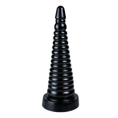 Ascend Spiral – XXL Ribbed Dildo 🖤🌪️