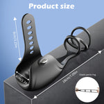 PulseLock X – 3-in-1 App-Controlled Cock Ring & Glans Massager 🔒📱💥