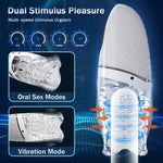 VibeJaw X – Transparent Oral Tease with 3 Motors & 5 Bite Modes 💋⚡