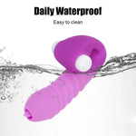 Vibrakiss – Finger Control Clit Flicker with Ribbed Anal Tip 💋🔥