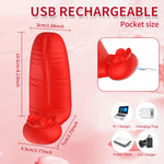 RoseGlow Dual Motor G-Spot Vibrator 🌹🔥