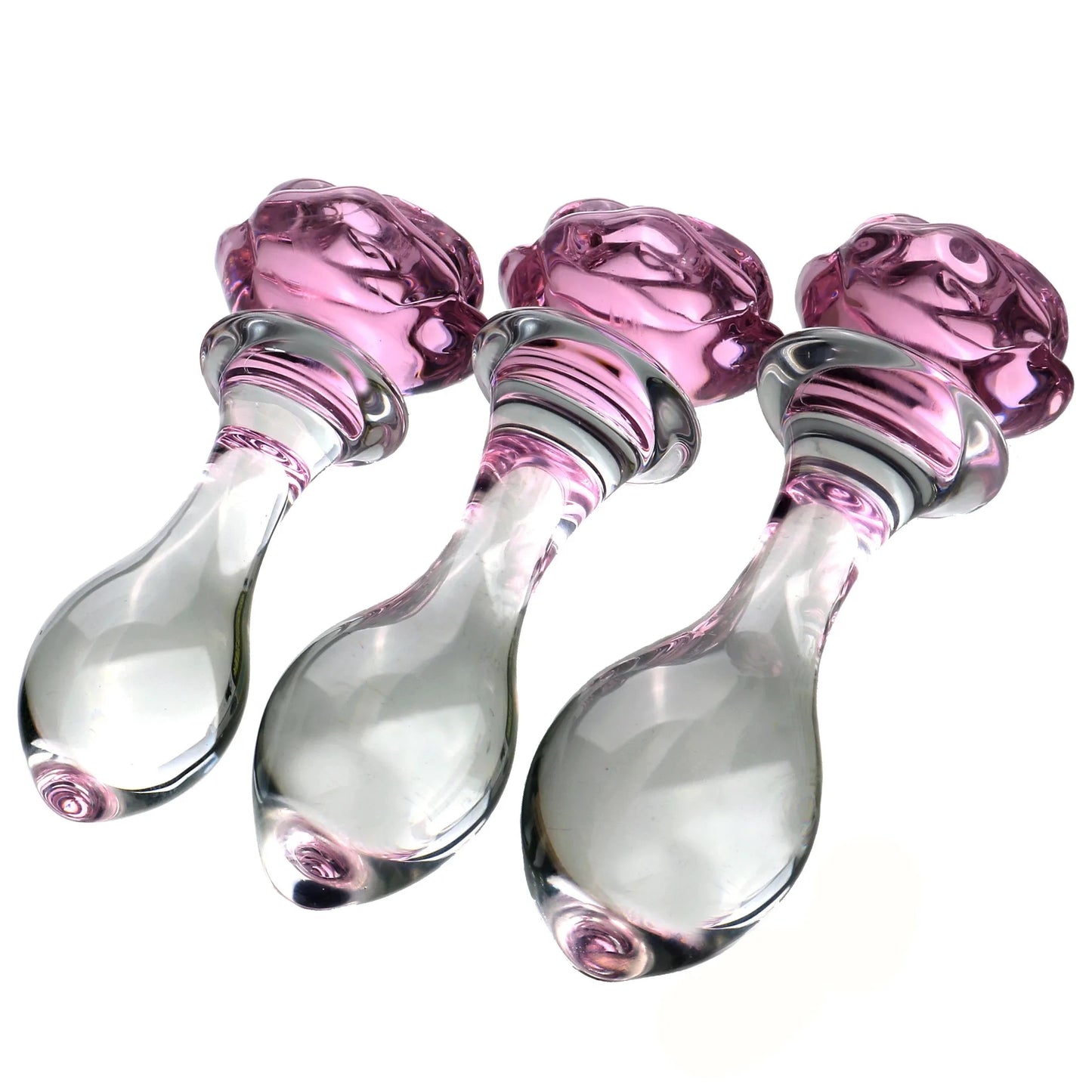 Glass Bloom – Rosebud Crystal Plug 🌸💎🍑