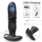 ThrustX Rider – Telescopic Prostate Plug with Remote Vibes & Girthy Shaft 💣🍑🖤