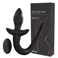 WagTail Twist Plug – Rotating Anal Vibrator with Playful Dog Tail 🐾🔄