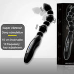 Duron Whip – 10-Mode Vibrating Anal Beads🔥