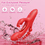 VibeRush Trio – 4-in-1 Rabbit with Beaded Tail 🐰💦