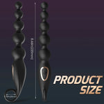 RippleRush – Vibrating Beaded Plug for Rolling Backdoor Bliss 🖤🍆💦