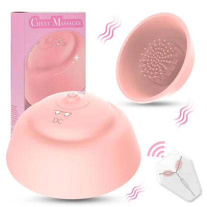Pink Pulse – Invisible Wear Breast Massager 💓🔇✨