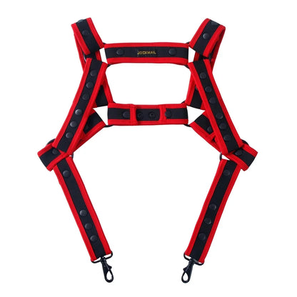 StrapFlex X – Padded Bondage Chest Harness 🖤⚡