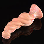 TwistBeast X – Monster Spiral Dildo with Suction Base & Stretch Challenge 🐍💦🔗