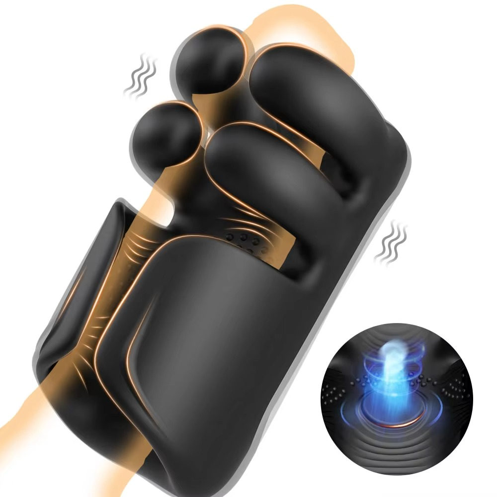 GripTease X – 10-Finger Tapping & Vibe Trainer for Total Glans Control 🔥🖐️💦