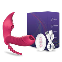 SmartApp Heated Sucking & Vibration Clit + G-Spot Massager 📱💦