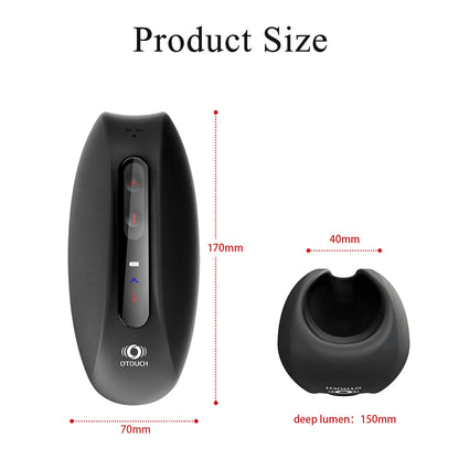 DEVEN – Heated Glans Pulse Trainer with Dual Vibration & Up-Down Strike 💥🔥🍆