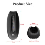 DEVEN – Heated Glans Pulse Trainer with Dual Vibration & Up-Down Strike 💥🔥🍆
