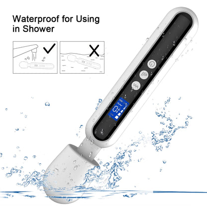 DeepGlide LCD Wand Massager ⚡🖤📊
