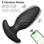 VibeCommand – App-Controlled Spiral Butt Plug for Couples & Solo Play 📱🌀🍑