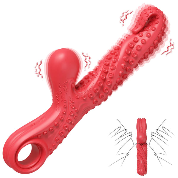 Tentacle Vibe Wand – Deep Vibration Massager 💜✨🌪️