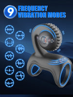 TurboGrip 2-in-1 Vibrating Cock Ring 🔥