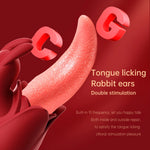 Mia Junior – Rabbit Ears & Tongue Licking Vibrator 💋