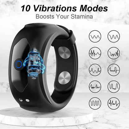 VibeStrap Precision Grip Penis Ring 💥🍌⌚