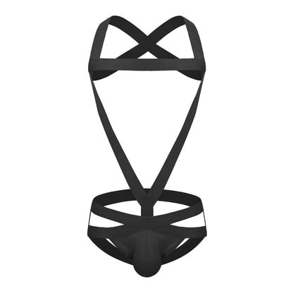 Obey Me Bodysuit – Strappy Jock Edition 🔥🕸️