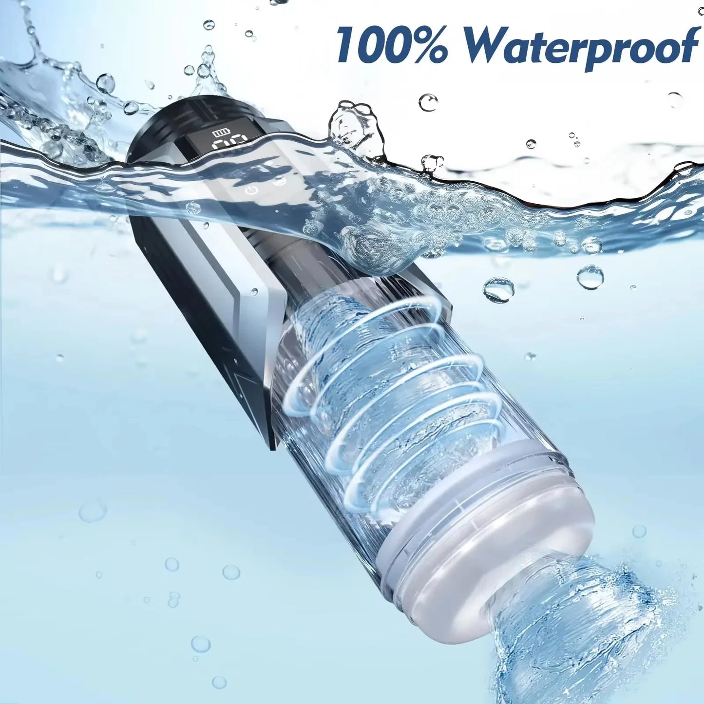 PowerGrip 3D – Thrust & Suction Smart Masturbator 2.0🔥