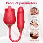 RoseBloom Thruster – 3-in-1 Licking, Sucking & G-Spot Vibe 🌹💦👅