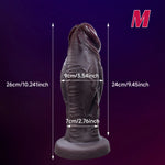 PlumBeast X – Ultra-Thick Veined Dildo with Suction Cup & Stretch Impact 🍇🔥💪