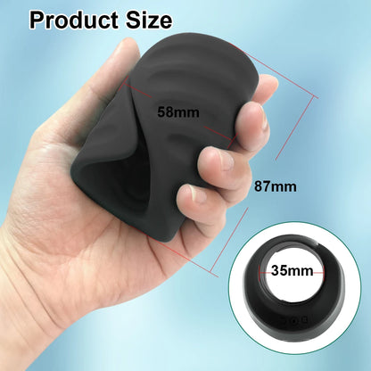 GripVibe – App-Controlled Glans Trainer & Squeeze Stimulator 🍌📱💥