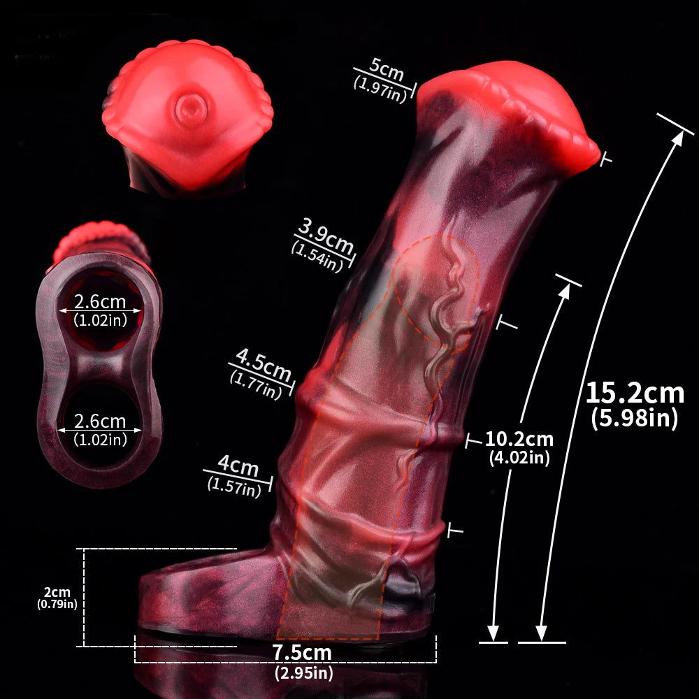 Inferno Pulse – Remote-Controlled Vibrating Penis Sleeve 🔥💣