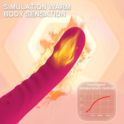 HeatSpire – 360° G-Spot Flicker Wand with Heating Pulse 🔥💦💜