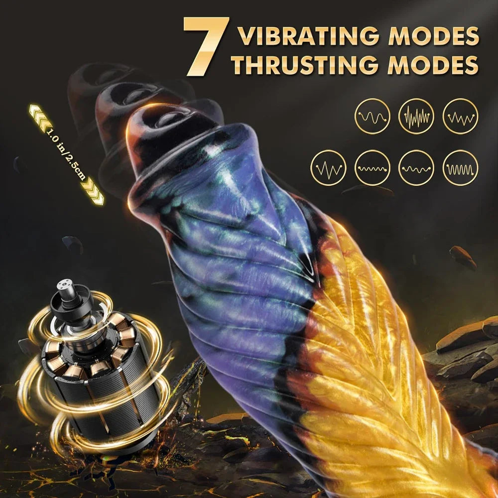 ThunderRoot Telescopic Vibe – Deep Thrust. Wild Control. 🔥🍆⚡