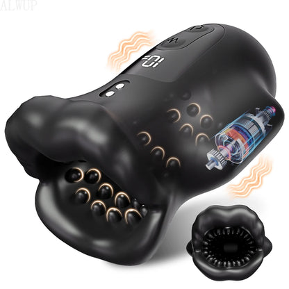FullGrip Surge – Dual Motor Vibrating Mouth Masturbator🌹🔥