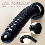 Ribbed DepthMaster XXL Suction Plug 🖤🔥💦