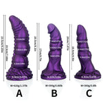 DrakoLust X – Dual-Layer Dragon Dildo with Ultra-Real Veins & Suction Base 🐉💜🔥