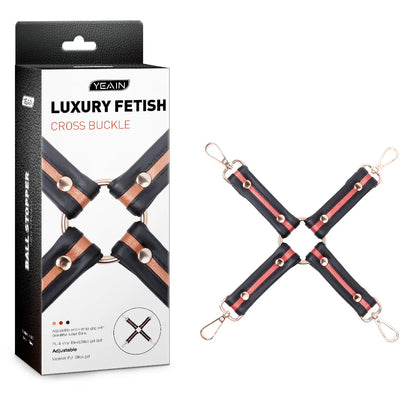 VelvetX™ Luxury Bondage Cross Buckle