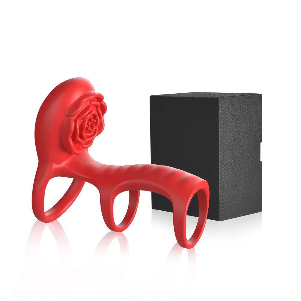 RosePulse Pro – Dual-Motor Cock Ring with Remote & App Control 🌹📱