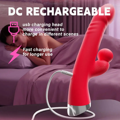 Dual-Pulse Rabbit Rotating Vibrator 💦