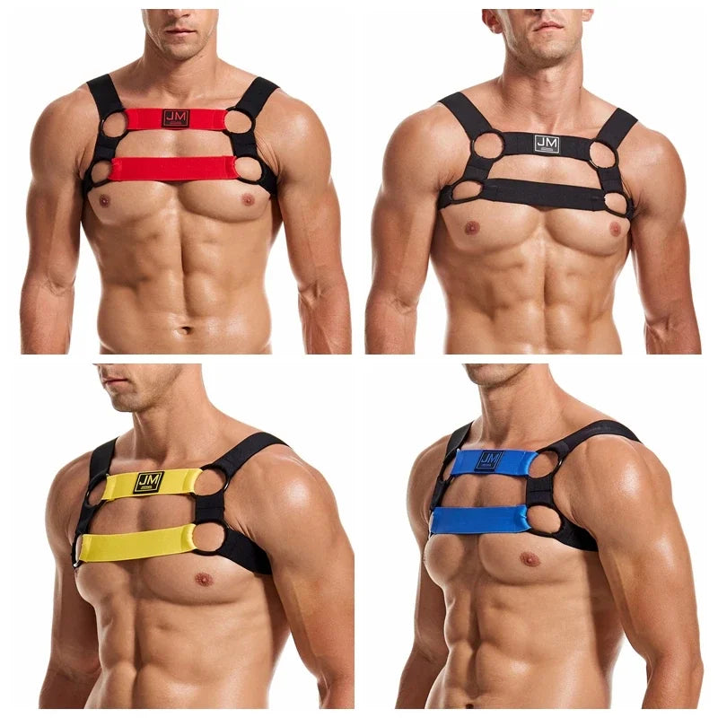 FlexMesh Harness – Mesh + Logo Strap Edition 💪💥