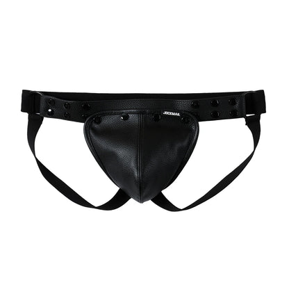 LockStrap Duo – Leather Jock & Chest Harness Set 🖤🔗
