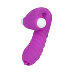 Vibrakiss – Finger Control Clit Flicker with Ribbed Anal Tip 💋🔥