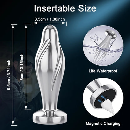 PulsePlay™ App-Controlled Vibrating Butt Plug